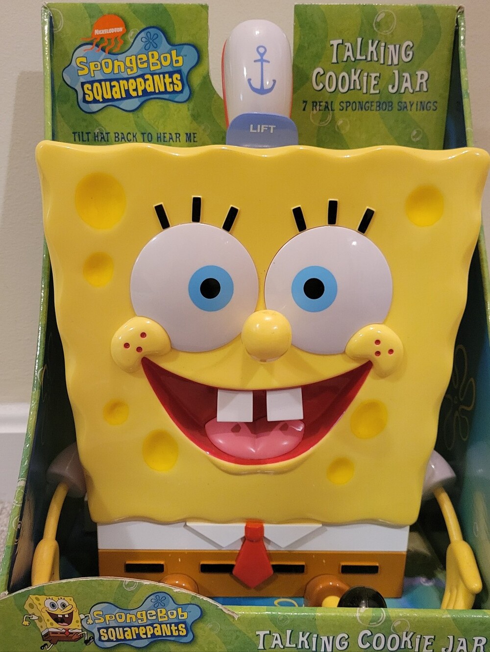 Brand NEW SpongeBob SquarePants Talking Cookie Jar